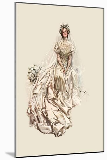 Beautiful Bride-Harrison Fisher-Mounted Art Print