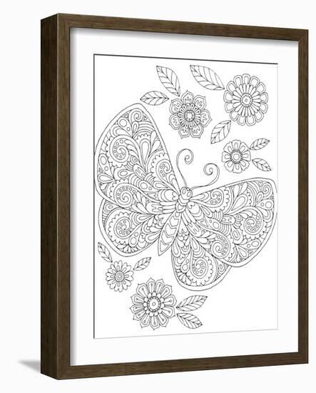 Beautiful Butterflies_2-Hello Angel-Framed Giclee Print