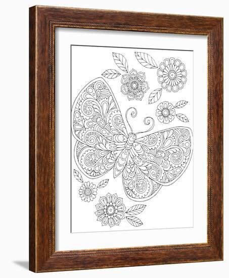 Beautiful Butterflies_2-Hello Angel-Framed Giclee Print