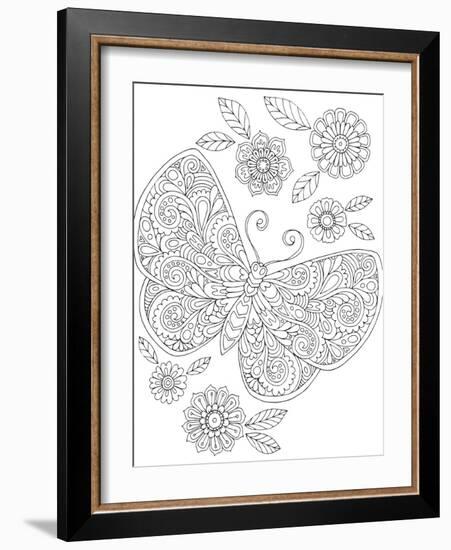 Beautiful Butterflies_2-Hello Angel-Framed Giclee Print