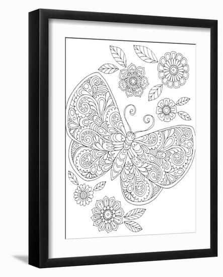 Beautiful Butterflies_2-Hello Angel-Framed Giclee Print