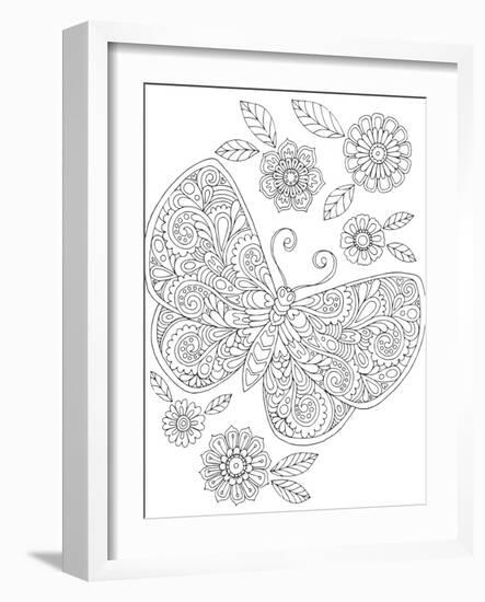 Beautiful Butterflies_2-Hello Angel-Framed Giclee Print