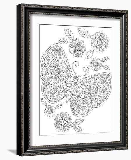 Beautiful Butterflies_2-Hello Angel-Framed Giclee Print