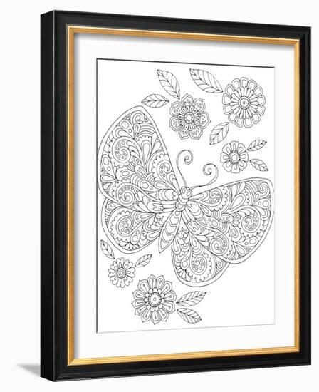 Beautiful Butterflies_2-Hello Angel-Framed Giclee Print