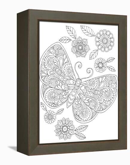 Beautiful Butterflies_2-Hello Angel-Framed Premier Image Canvas