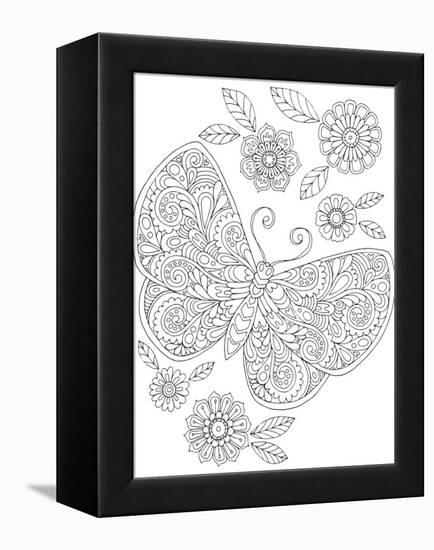 Beautiful Butterflies_2-Hello Angel-Framed Premier Image Canvas