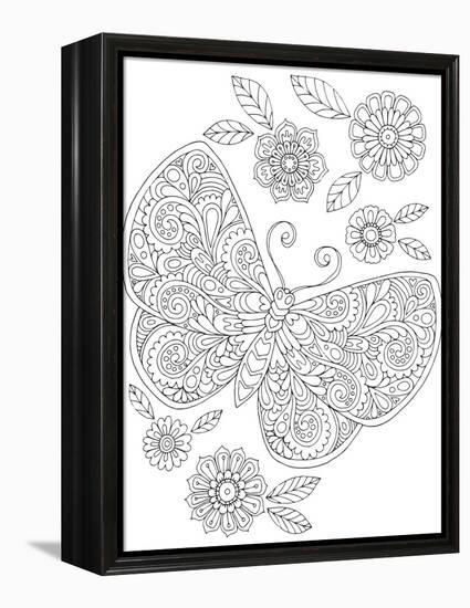 Beautiful Butterflies_2-Hello Angel-Framed Premier Image Canvas