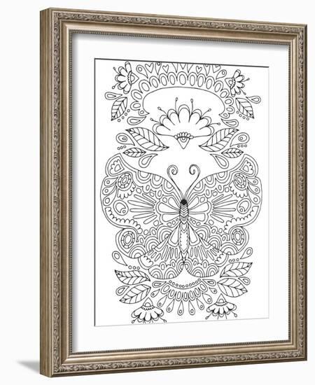 Beautiful Butterflies_3-Hello Angel-Framed Giclee Print