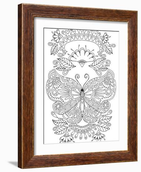 Beautiful Butterflies_3-Hello Angel-Framed Giclee Print