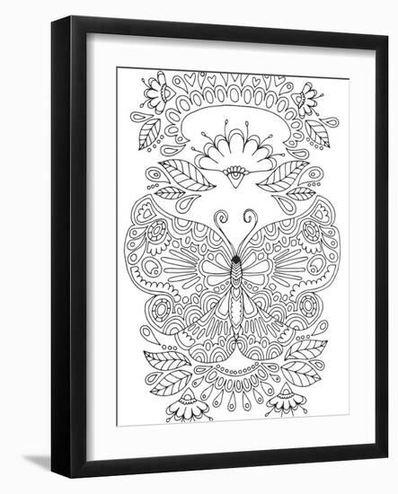 Beautiful Butterflies_3-Hello Angel-Framed Giclee Print