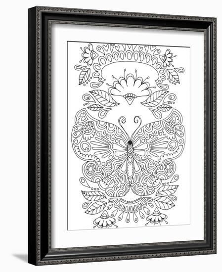 Beautiful Butterflies_3-Hello Angel-Framed Giclee Print