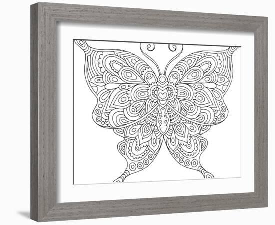 Beautiful Butterflies_5-Hello Angel-Framed Giclee Print