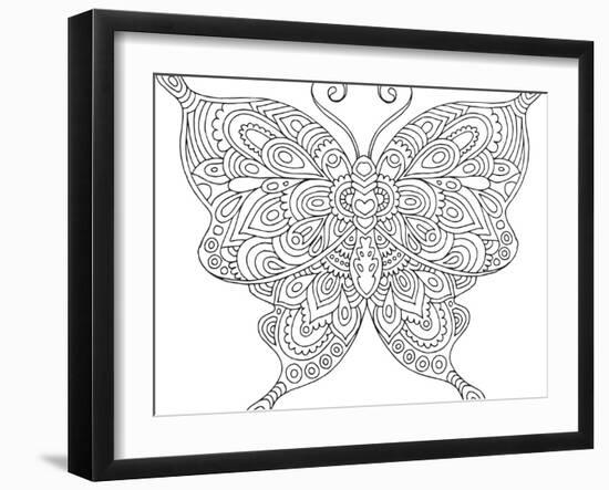 Beautiful Butterflies_5-Hello Angel-Framed Giclee Print