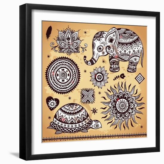 Beautiful Butterflies-transiastock-Framed Art Print