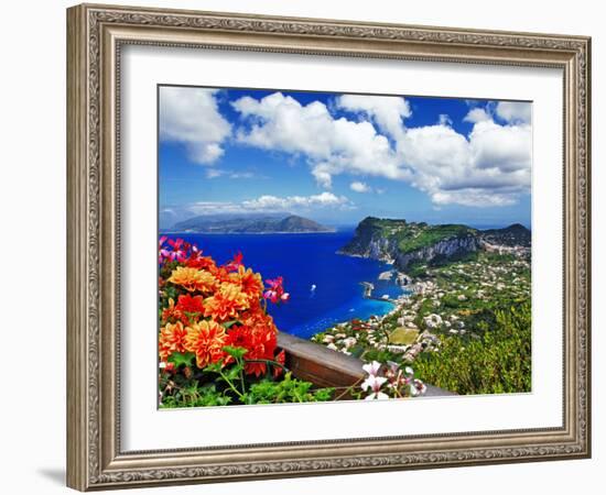 Beautiful Capri Island - Italian Travel Series-Maugli-l-Framed Photographic Print