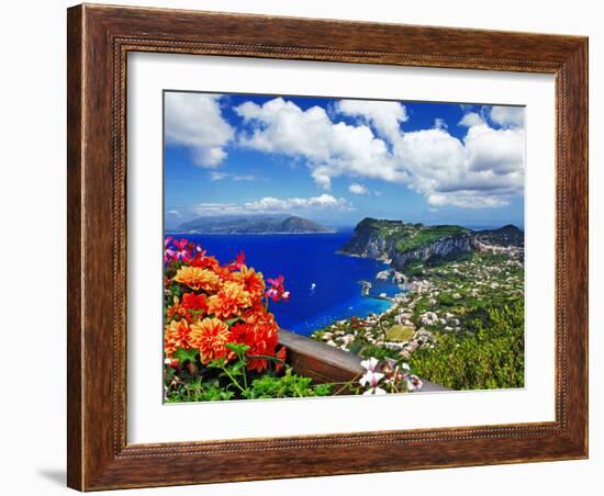 Beautiful Capri Island - Italian Travel Series-Maugli-l-Framed Photographic Print