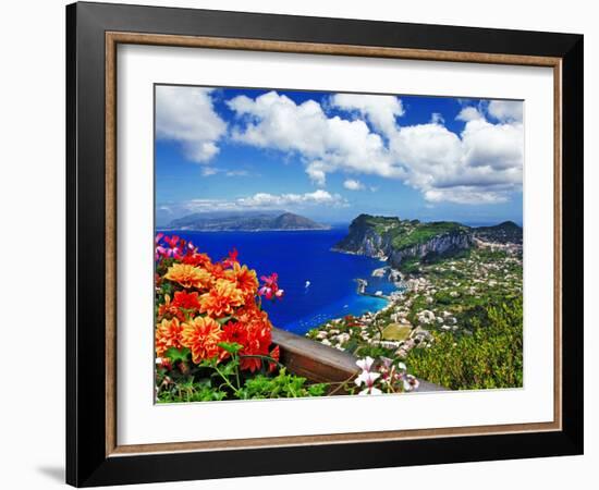 Beautiful Capri Island - Italian Travel Series-Maugli-l-Framed Photographic Print