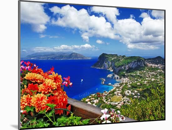 Beautiful Capri Island - Italian Travel Series-Maugli-l-Mounted Photographic Print