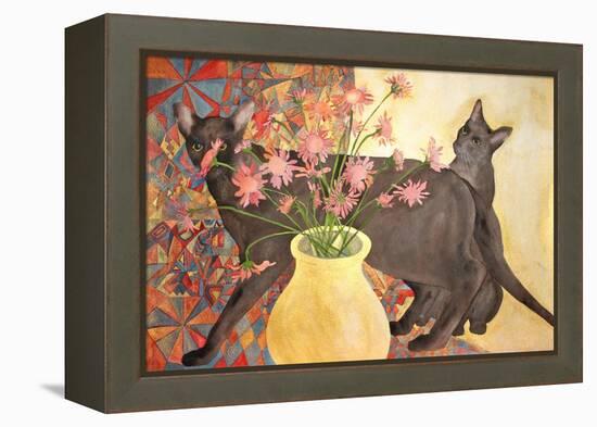 Beautiful Cats-Susan Adams-Framed Premier Image Canvas