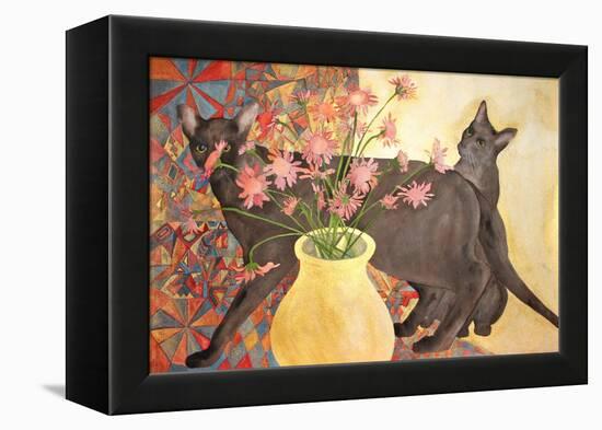 Beautiful Cats-Susan Adams-Framed Premier Image Canvas