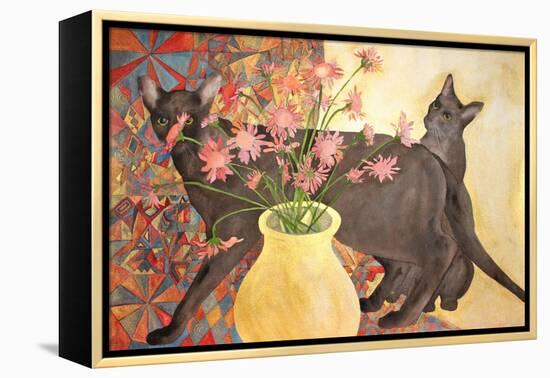 Beautiful Cats-Susan Adams-Framed Premier Image Canvas