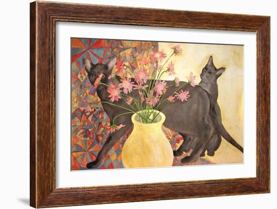 Beautiful Cats-Susan Adams-Framed Giclee Print