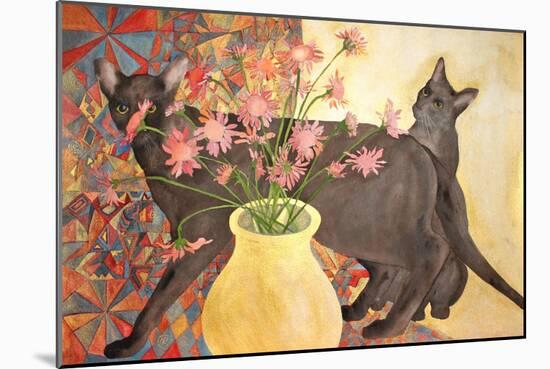 Beautiful Cats-Susan Adams-Mounted Giclee Print