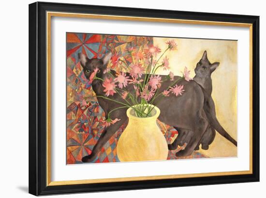 Beautiful Cats-Susan Adams-Framed Giclee Print