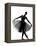 Beautiful Caucasian Tall Woman Ballet Dancer Standing Pose Full Length on Studio Isolated White Bac-OSTILL-Framed Premier Image Canvas