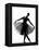 Beautiful Caucasian Tall Woman Ballet Dancer Standing Pose Full Length on Studio Isolated White Bac-OSTILL-Framed Premier Image Canvas