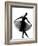 Beautiful Caucasian Tall Woman Ballet Dancer Standing Pose Full Length on Studio Isolated White Bac-OSTILL-Framed Photographic Print