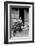 Beautiful Children with Bike and a Cat-Dorothea Lange-Framed Art Print