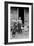 Beautiful Children with Bike and a Cat-Dorothea Lange-Framed Art Print