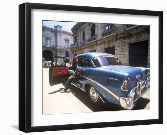 Beautiful Classic Chevrolet, Havana, Cuba-Greg Johnston-Framed Photographic Print