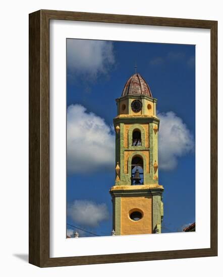 Beautiful Color Steeple in Church, Trinidad, Cuba-Bill Bachmann-Framed Photographic Print