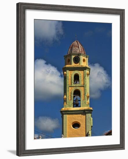 Beautiful Color Steeple in Church, Trinidad, Cuba-Bill Bachmann-Framed Photographic Print