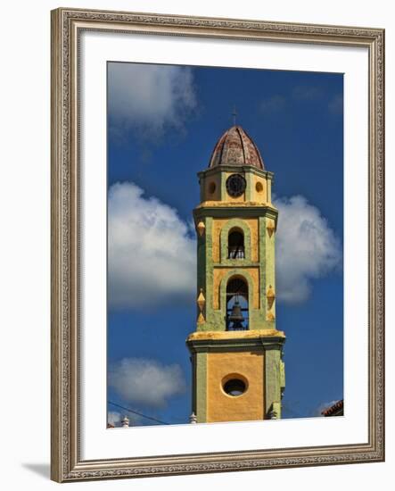 Beautiful Color Steeple in Church, Trinidad, Cuba-Bill Bachmann-Framed Photographic Print