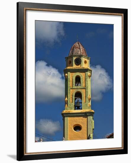 Beautiful Color Steeple in Church, Trinidad, Cuba-Bill Bachmann-Framed Photographic Print