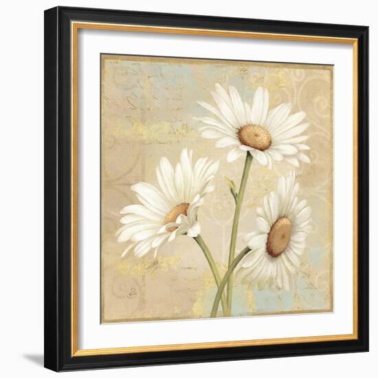 Beautiful Daisies II-Daphne Brissonnet-Framed Art Print