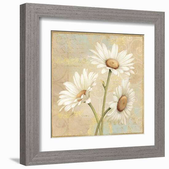 Beautiful Daisies II-Daphne Brissonnet-Framed Art Print