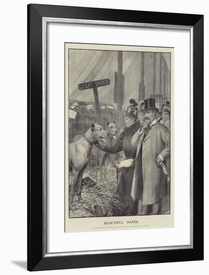 Beautiful Danes-null-Framed Giclee Print