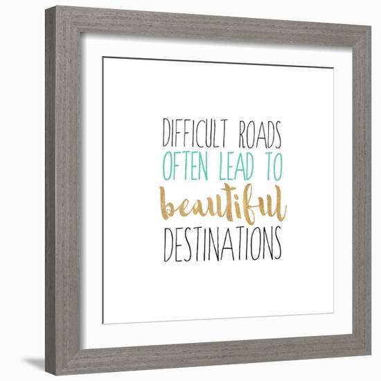 Beautiful Destinations-Bella Dos Santos-Framed Art Print