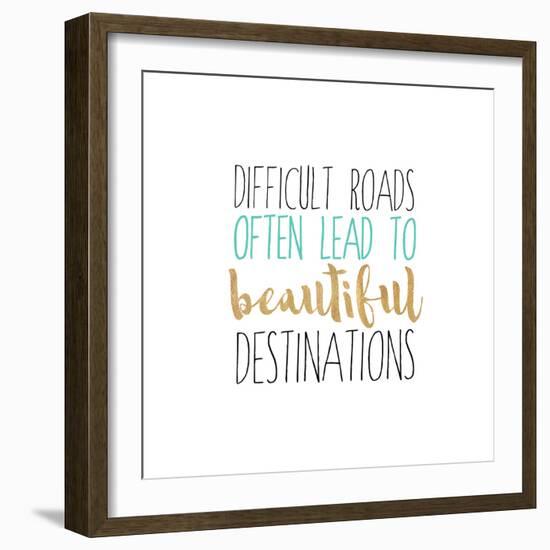 Beautiful Destinations-Bella Dos Santos-Framed Art Print