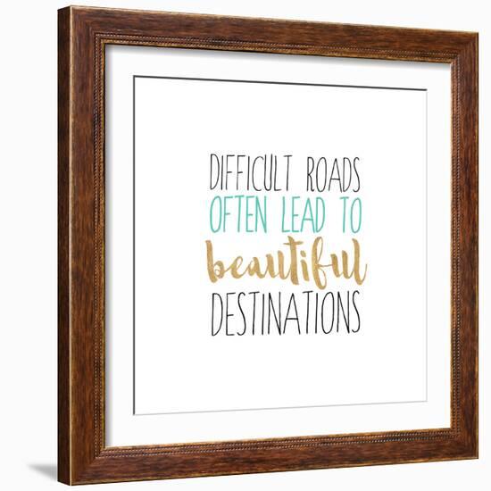 Beautiful Destinations-Bella Dos Santos-Framed Art Print