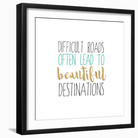 Beautiful Destinations-Bella Dos Santos-Framed Art Print
