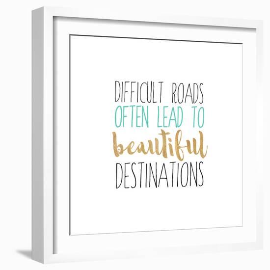 Beautiful Destinations-Bella Dos Santos-Framed Art Print