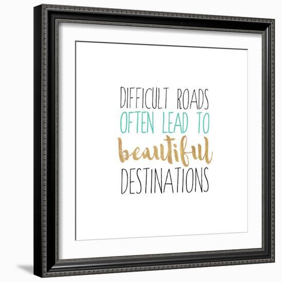 Beautiful Destinations-Bella Dos Santos-Framed Art Print