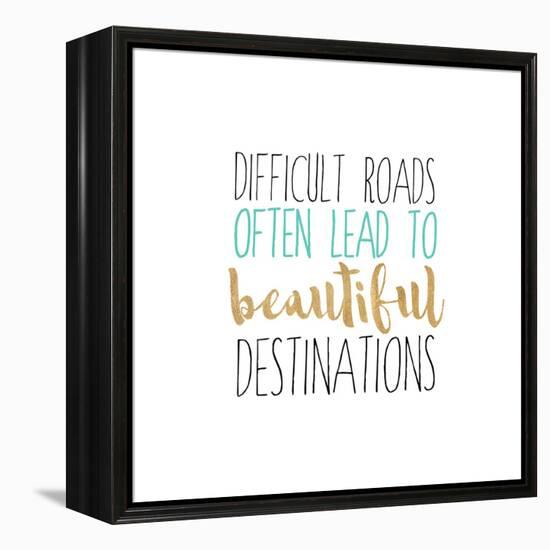 Beautiful Destinations-Bella Dos Santos-Framed Stretched Canvas