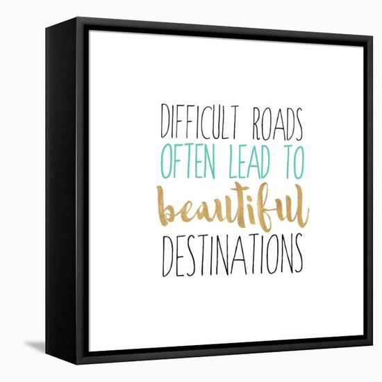 Beautiful Destinations-Bella Dos Santos-Framed Stretched Canvas