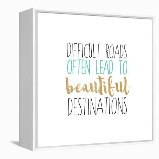 Beautiful Destinations-Bella Dos Santos-Framed Stretched Canvas